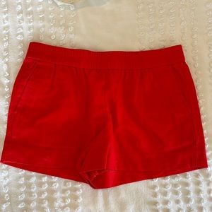 J Crew elastic waist shorts. Size 6.